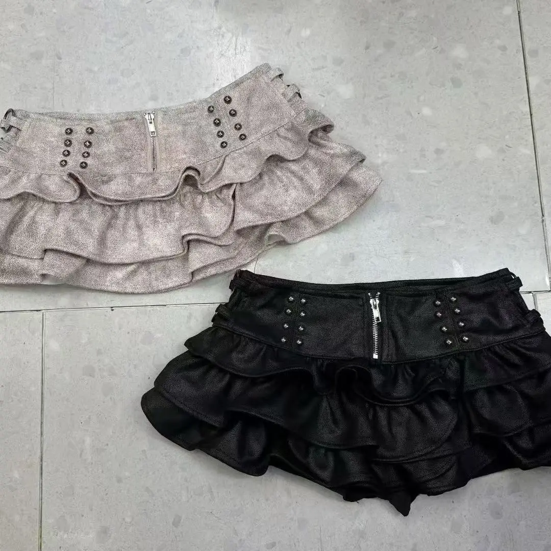 2026 Y2K Sweet Cake Skirt Women High Waist Mini Pleated Skirt Japanese Harajuku Female Kawaii Retro Party Streetwear Clothing