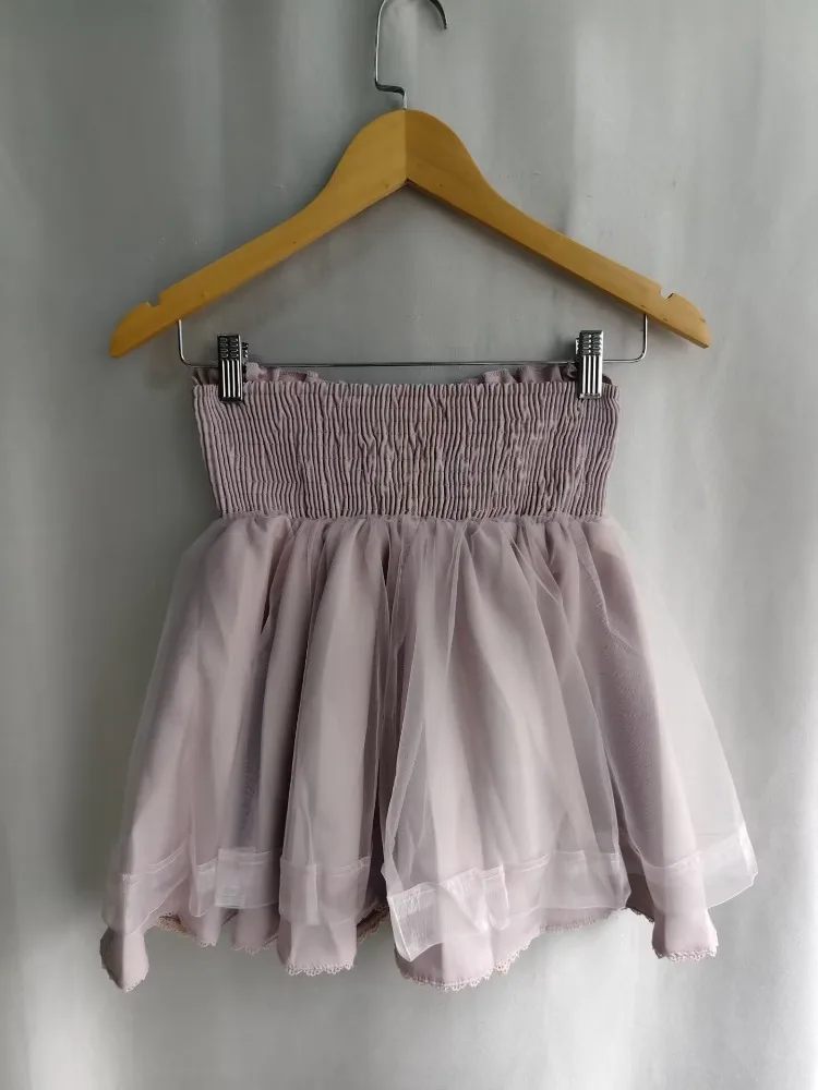 Kimutomo Sweet Skirts Women Ruffles Patchwork Bandage Heart High Waist Lolita Style Fashion Elegant Skirt Female Casual