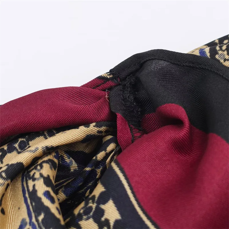 2026 Autumn New Women's Clothing Casual Fashion Versatile Elegant Temperament Vacation Style Paisley Wrapped Skirt
