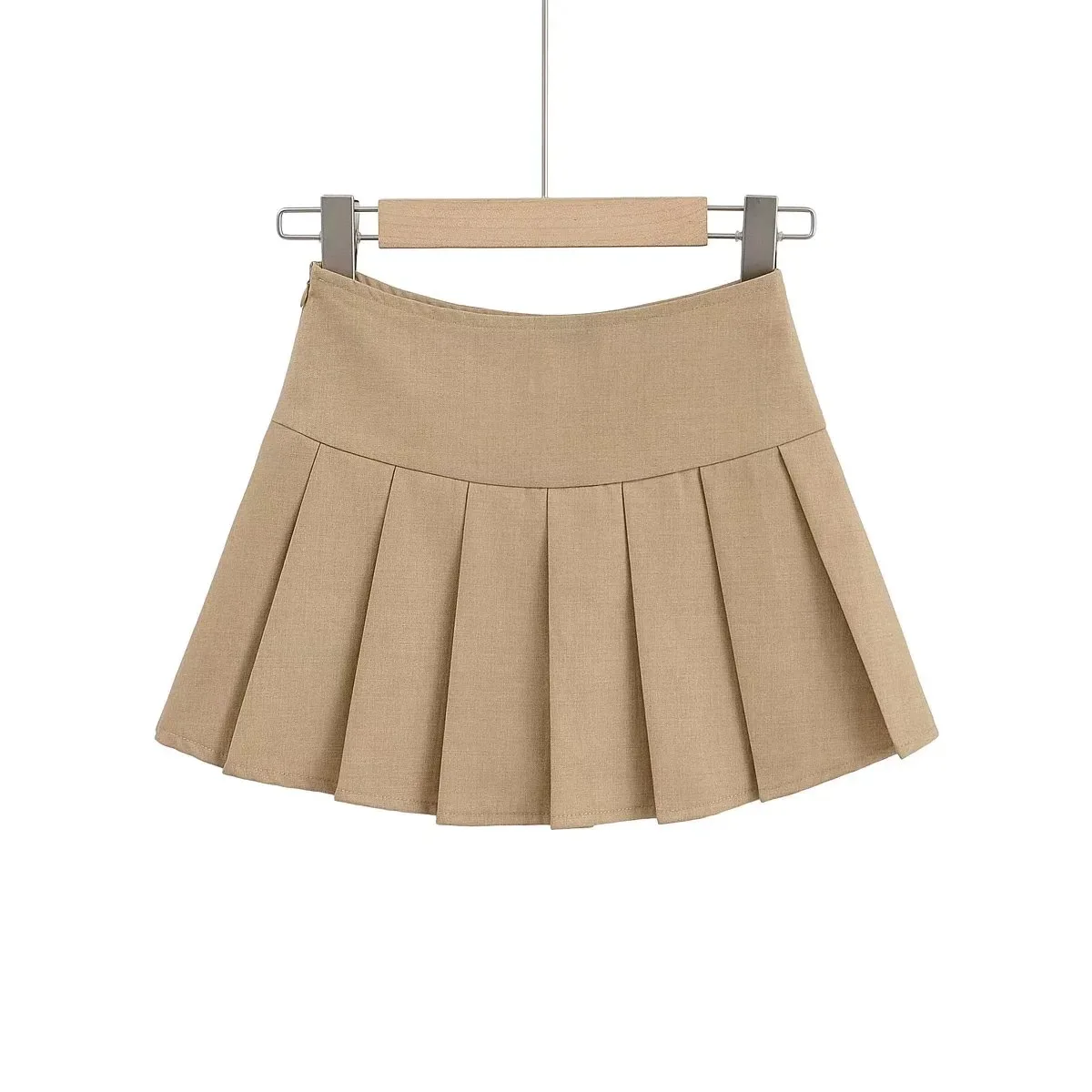 2024 Summer High Waisted Skirts Womens Sexy Mini Skirts with Shorts Vintage Pleated Skirt White Korean Tennis Skirts Black Khaki