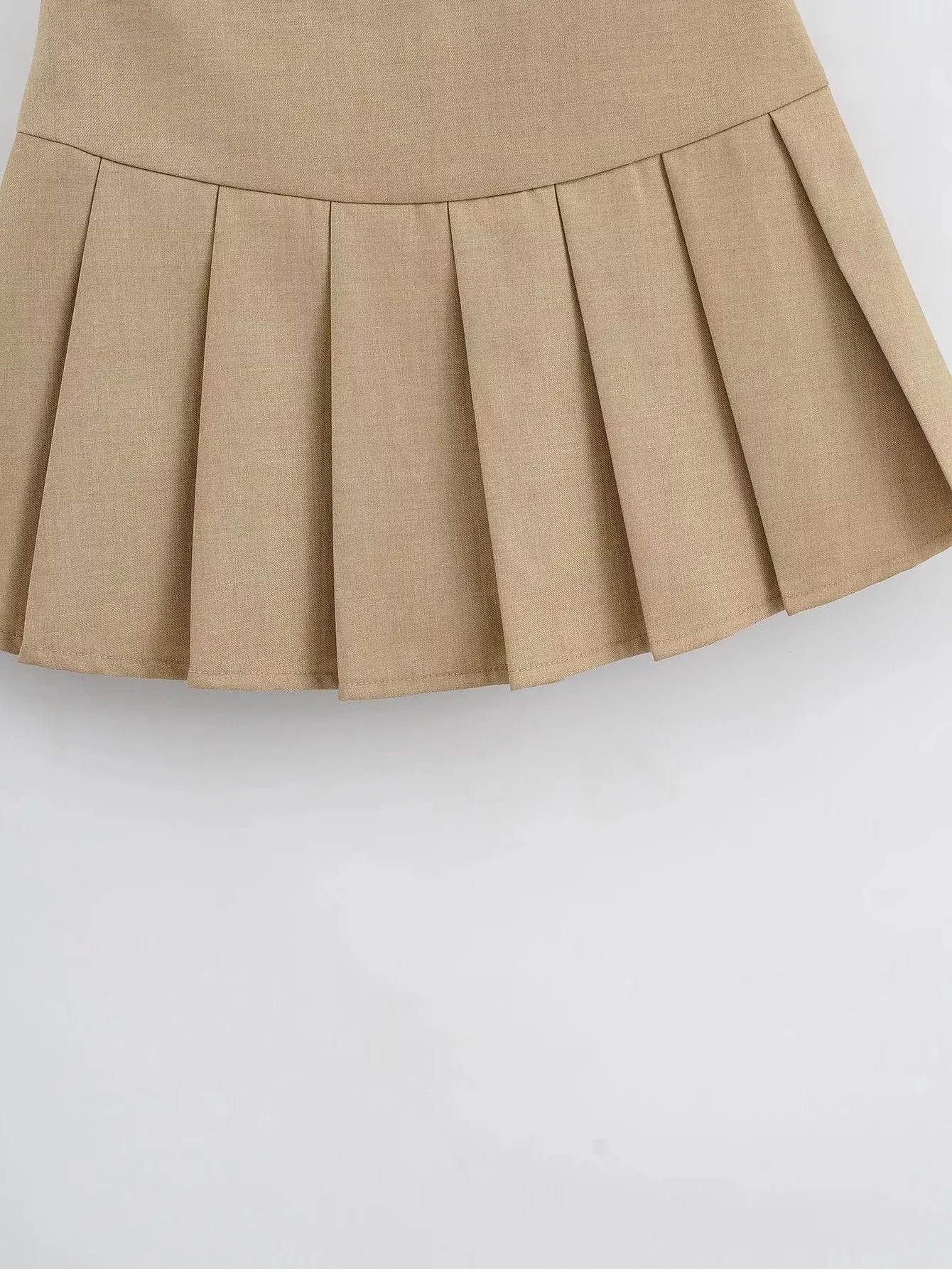 2024 Summer High Waisted Skirts Womens Sexy Mini Skirts with Shorts Vintage Pleated Skirt White Korean Tennis Skirts Black Khaki