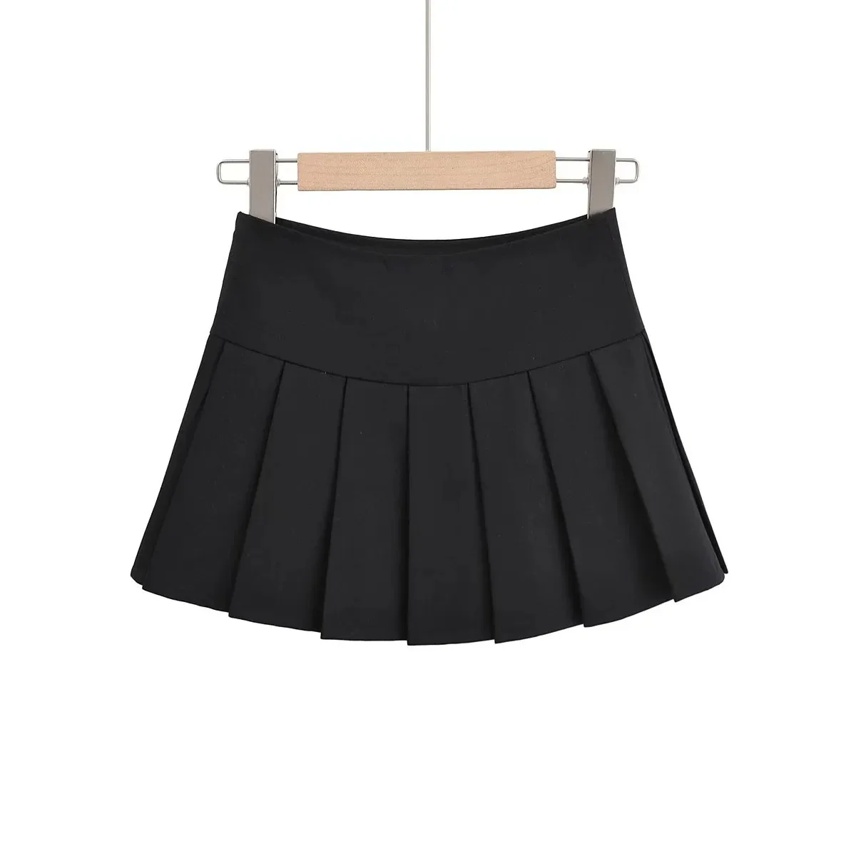 2024 Summer High Waisted Skirts Womens Sexy Mini Skirts with Shorts Vintage Pleated Skirt White Korean Tennis Skirts Black Khaki
