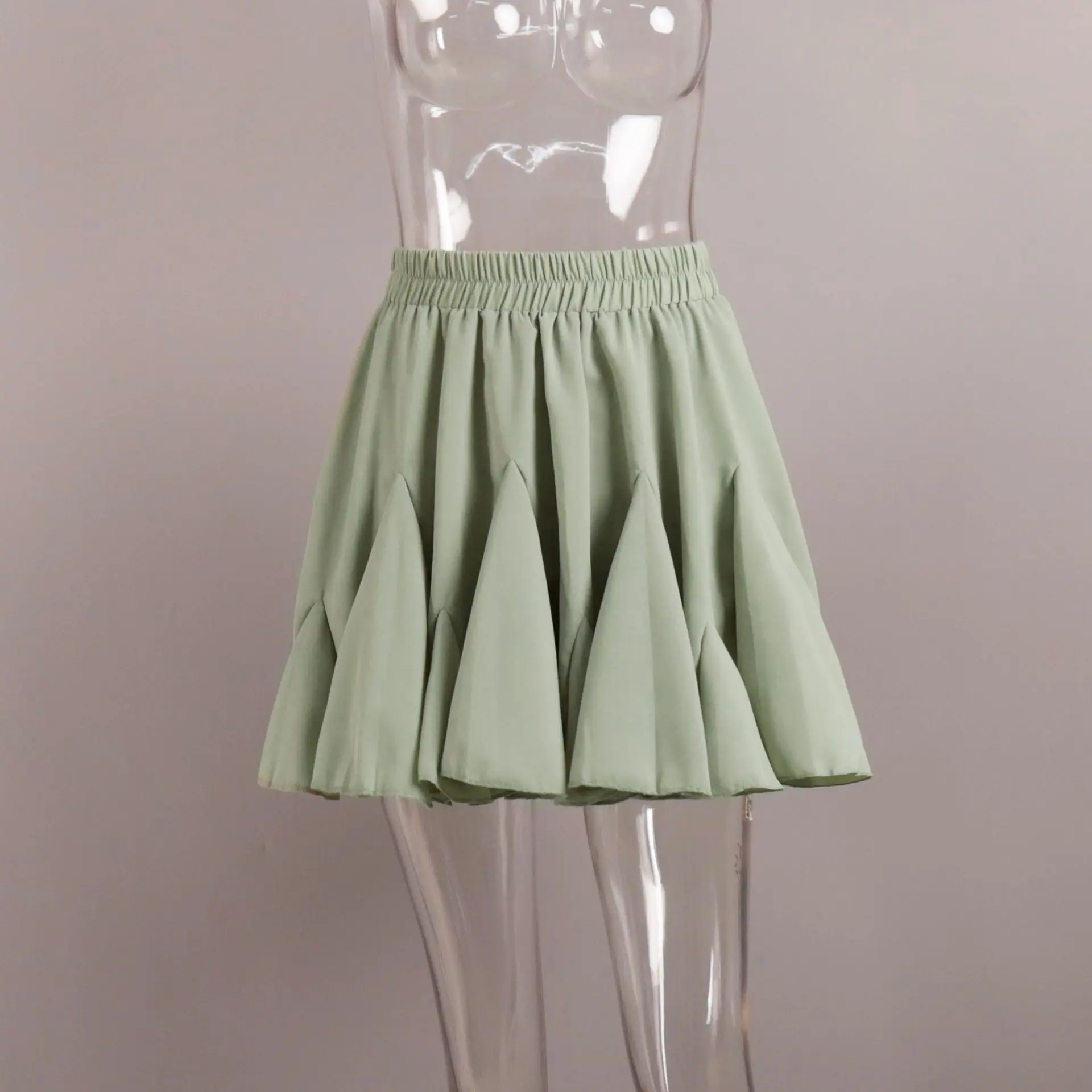 Tuularose Summer Ruffle Short Skirt Women 2025 Summer New Y2k Pleated Patchwork Skirt Casual Streetwear Office Lady Female Skirt
