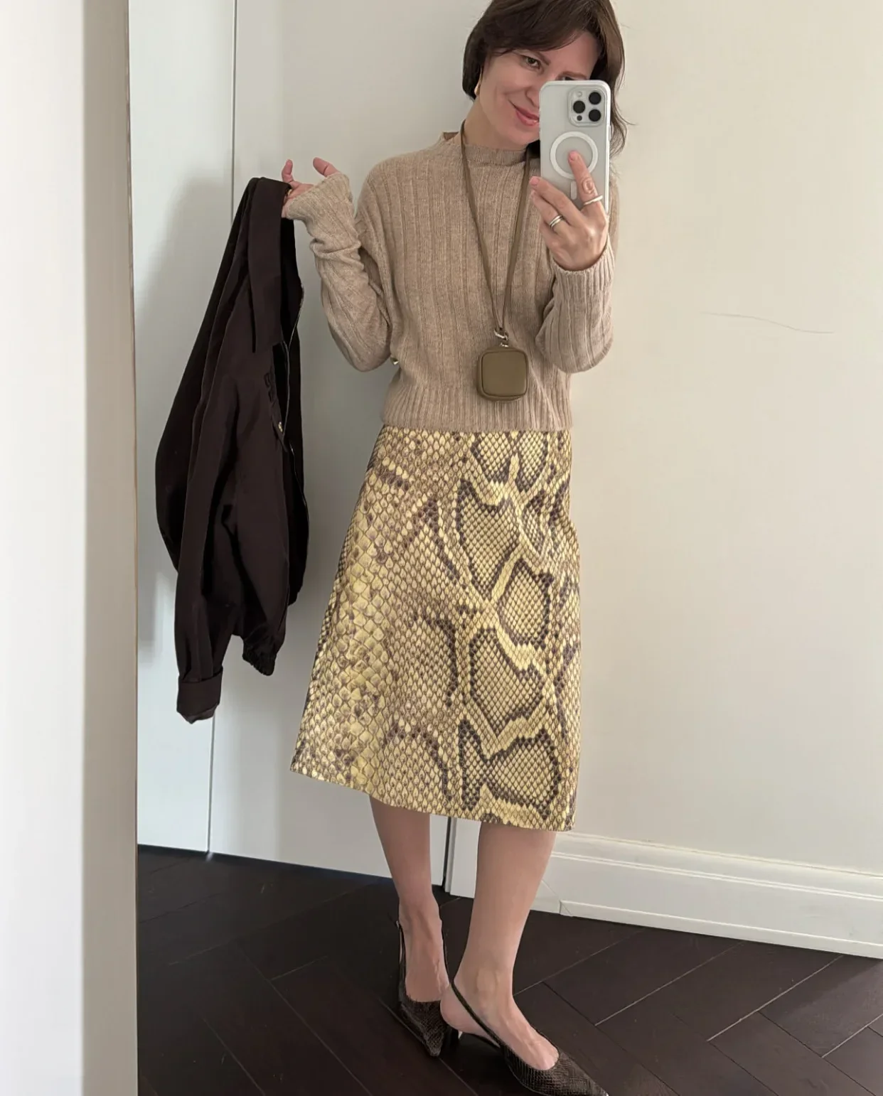 Tuularose Autumn Women's Skirts Fashion Leopard Print High Waist Skirts Retro Casual Polka Dot Elegant Party Y2k Women's Skirts