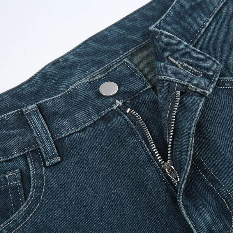 Vinatge A Line Denim Long Skirts Women 2026 Spring High Waist Midi Jeans Skirt Woman Korean Streetwear Loose Skirts Female