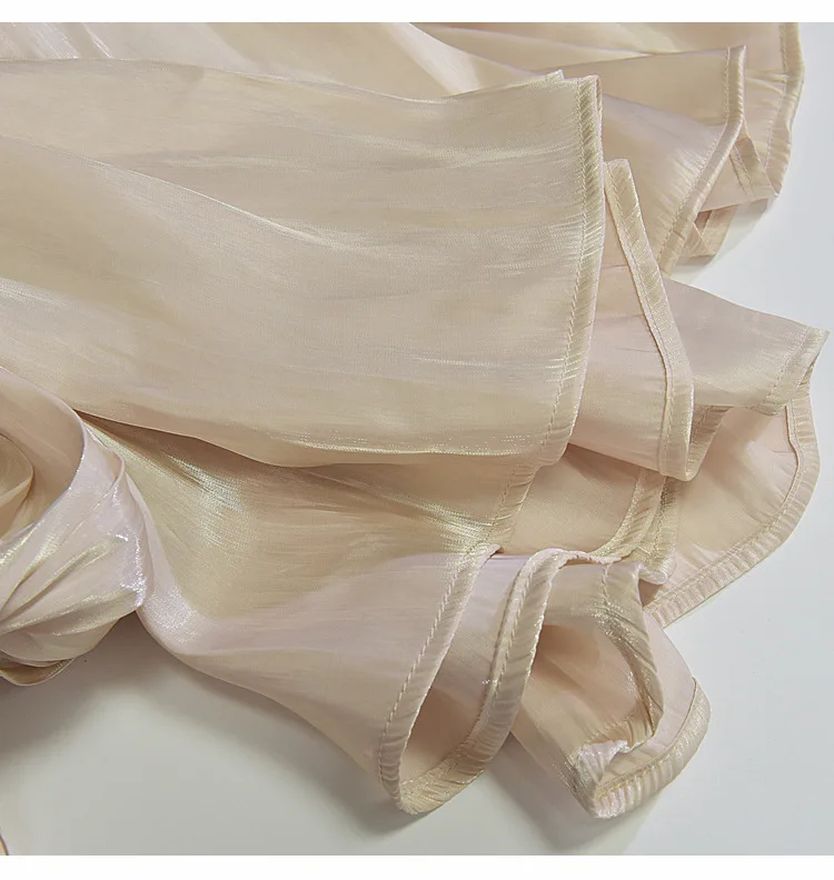 2025 Women Summer White Long Skirt Chic Brand Top Quality Women Pleated Skirts High Waist Women Pink Skirts Faldas Saias Jupe