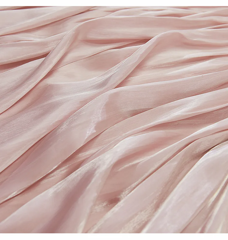 2025 Women Summer White Long Skirt Chic Brand Top Quality Women Pleated Skirts High Waist Women Pink Skirts Faldas Saias Jupe