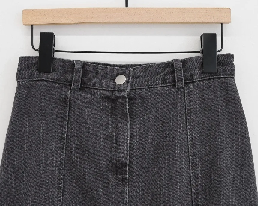 Vintage Black Denim High Waist Long Skirts For Women 2025 Autumn Winter New Fashion Blue Elegant Fishtail Wrapped Hip Jean Skirt