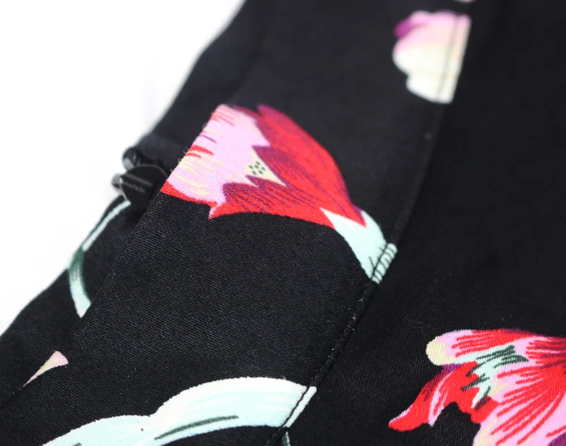2025 New Arrival Summer A Line Vintage Floral Skirt 50s Pin Up Style Rockabilly Swing Skirts Women Retro High Waist Midi Skirt