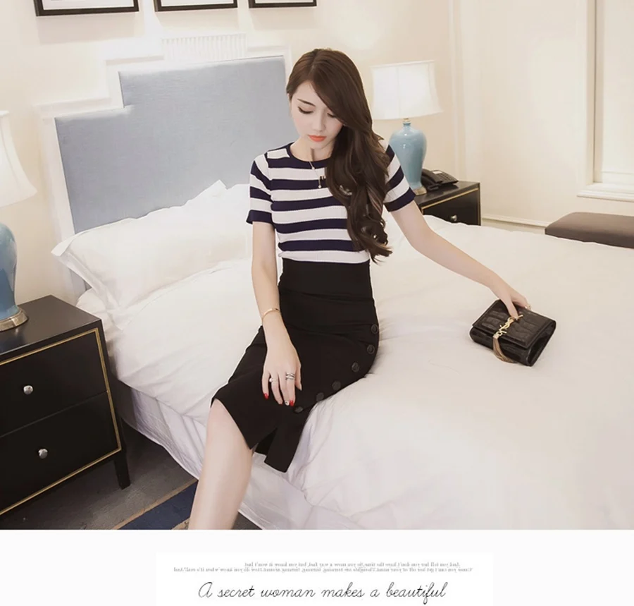 Oversized 2026 Fashion Women Work Midi Skirt OL Sexy Open Slit Button Slim Pencil Skirt Elegant Office Ladies Skirts Red Black