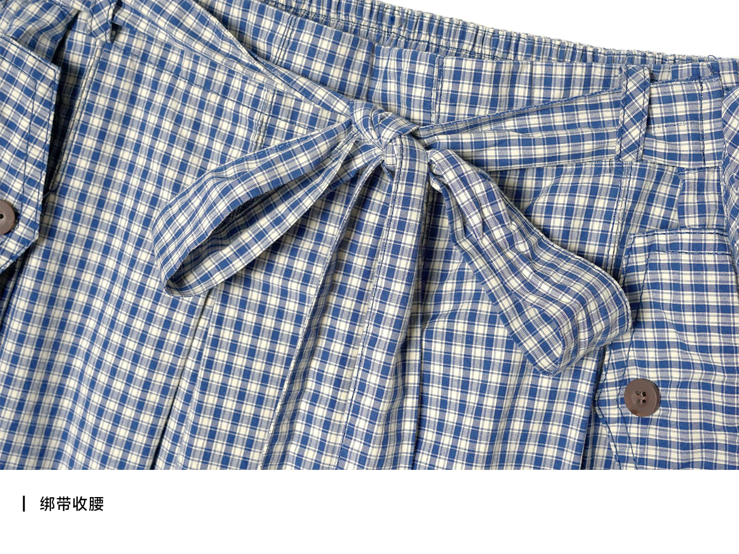 imakokoni women's skirts Female clothing long skirt checkered pattern bow waist a line loose fit casual daily resort wear