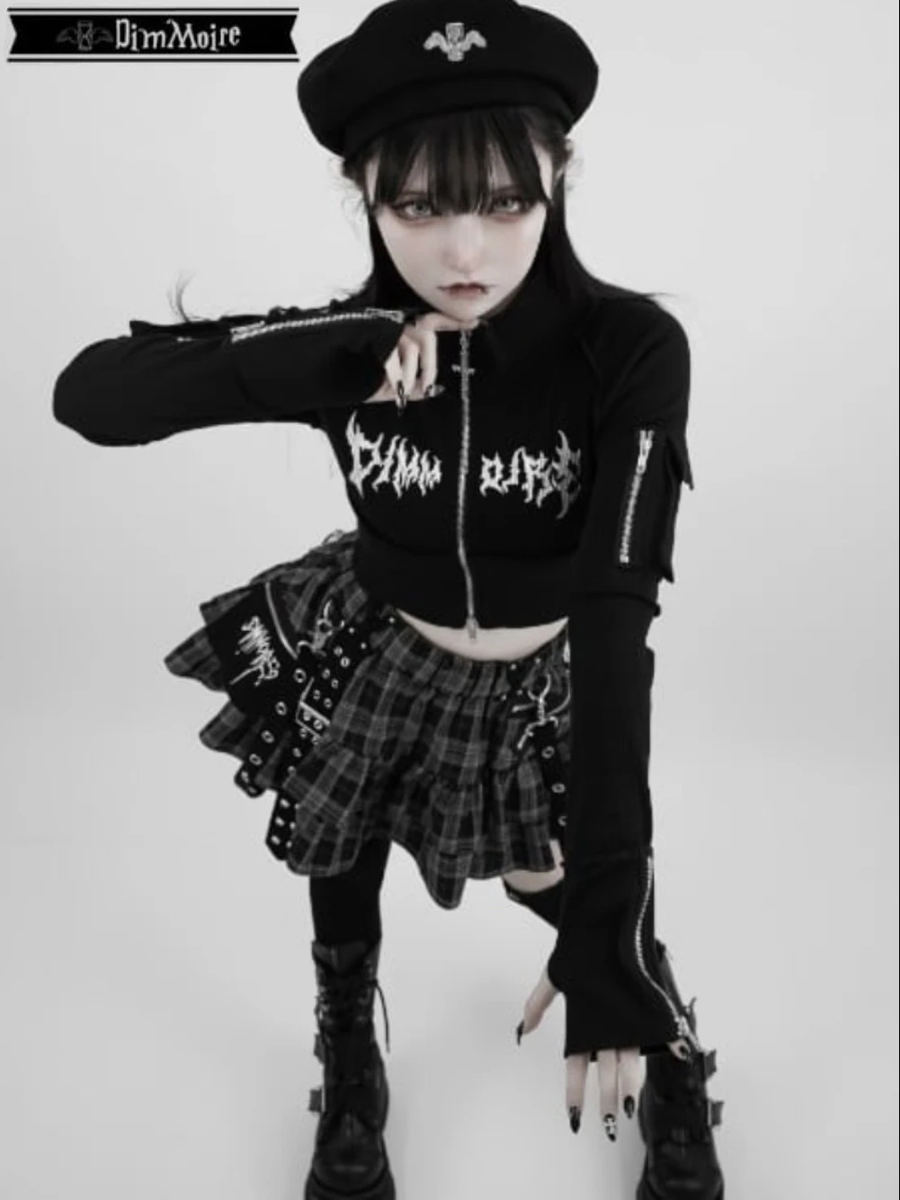 Mine Series Y2k Black Elastic Waist Skirt Summer Student Girls Sweet Cool Mini Skirt Harajuku Academic Subculture Cake Skirt