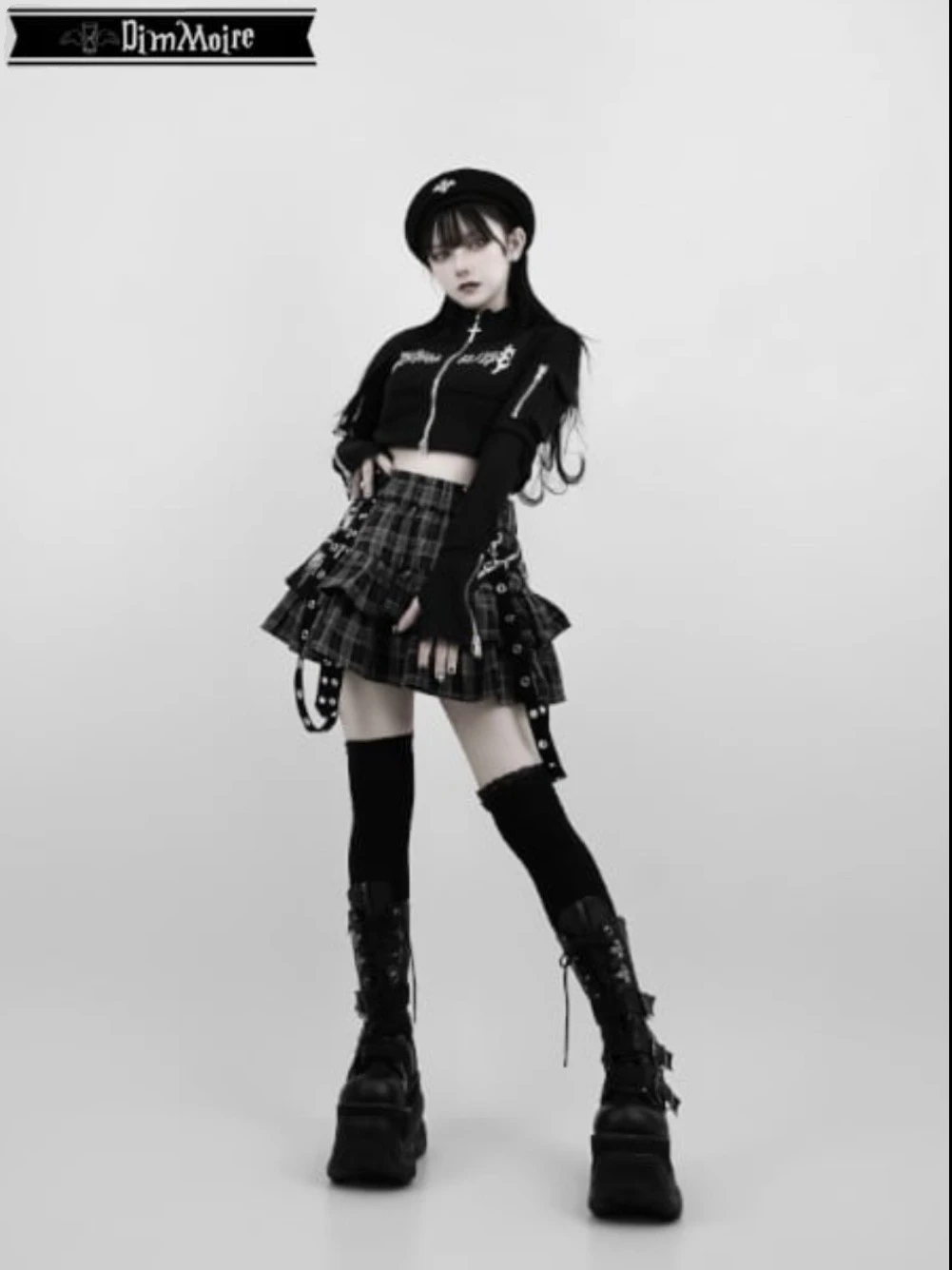 Mine Series Y2k Black Elastic Waist Skirt Summer Student Girls Sweet Cool Mini Skirt Harajuku Academic Subculture Cake Skirt