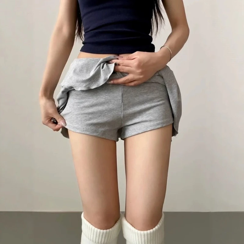 2026Women Short Dress High Elasticity Athletic Short High Waist Skirt Waist-Flipping Ruched Skirts Prevent Exposure Golf Sports
