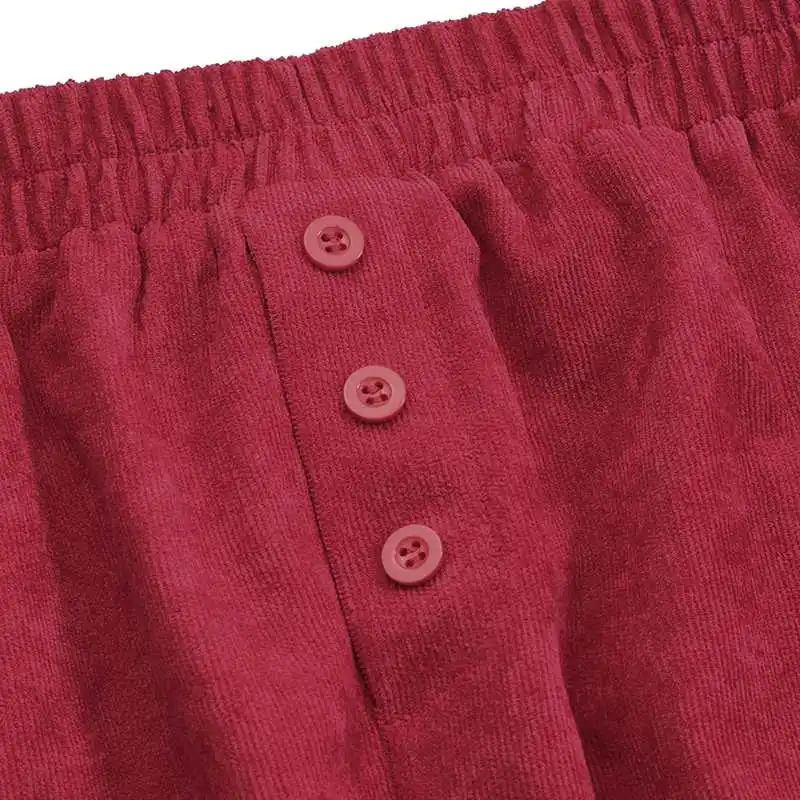 2025 ZANZEA Women Corduroy Skirts Casual Elastic Waist Long Skirt Female Faldas Saia Autumn Vintage Solid Jupe Vestidos Oversize