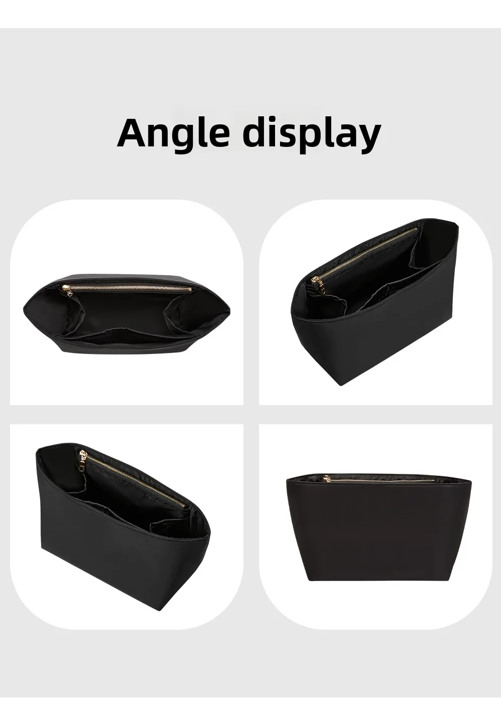 Bag organizer insert for longchamp S M L nylon storage durable bag support storage inner modification bag accessories
