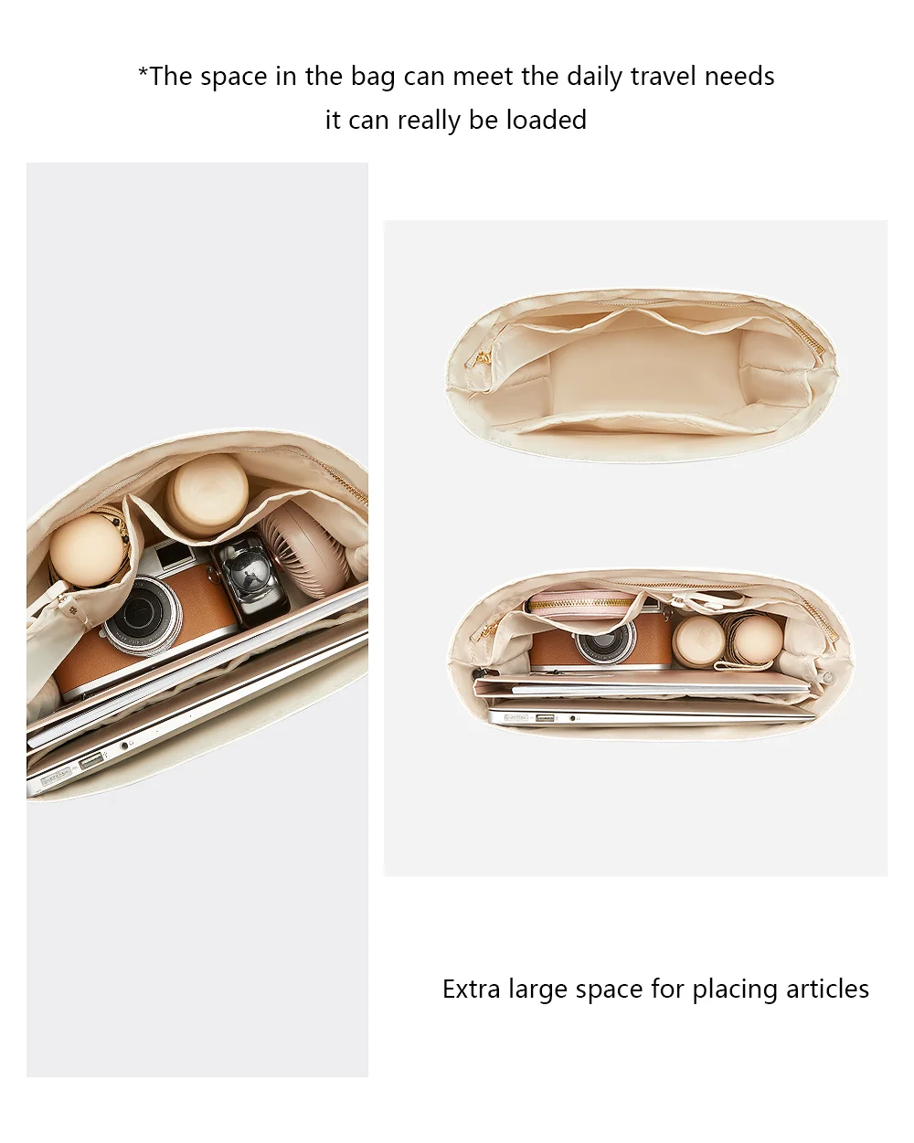 Bag Organizer Insert For Longchamp Backpack Waterproof Bag Insert Storage Lightweight Bag Support Dupont Paper Bag Accessories