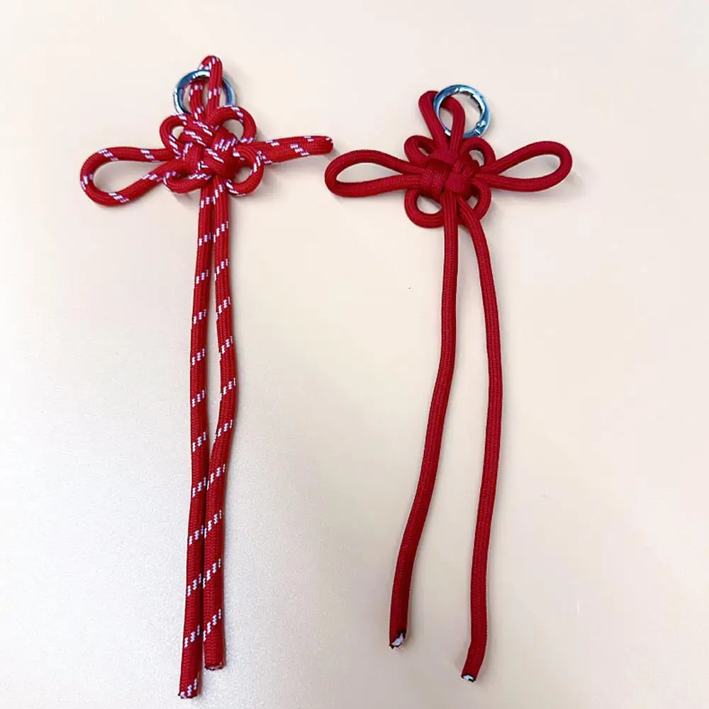Colorful Braided Lanyard Keychain For Phone Case Anti Lost Knot Rope Strap Car Keyring DIY Bag Charm Bag Pendant Accessories