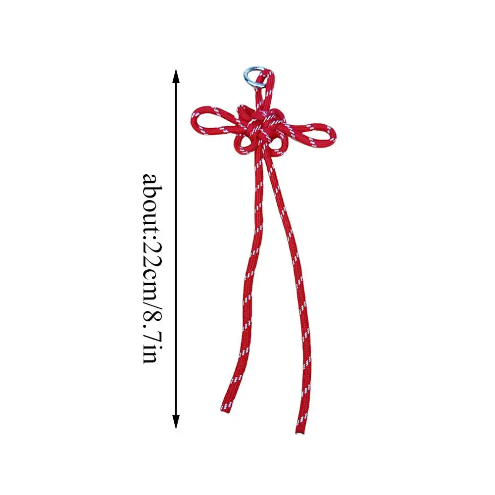 Colorful Braided Lanyard Keychain For Phone Case Anti Lost Knot Rope Strap Car Keyring DIY Bag Charm Bag Pendant Accessories