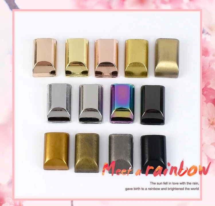 5/10/20Pcs 9mm Metal Bag Zipper Stopper Tail Clip Stop Handbag End Plug Head with Screw DIY Leather Crafts Hardware Accessories