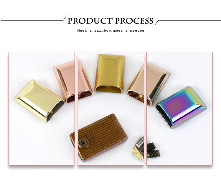 5/10/20Pcs 9mm Metal Bag Zipper Stopper Tail Clip Stop Handbag End Plug Head with Screw DIY Leather Crafts Hardware Accessories