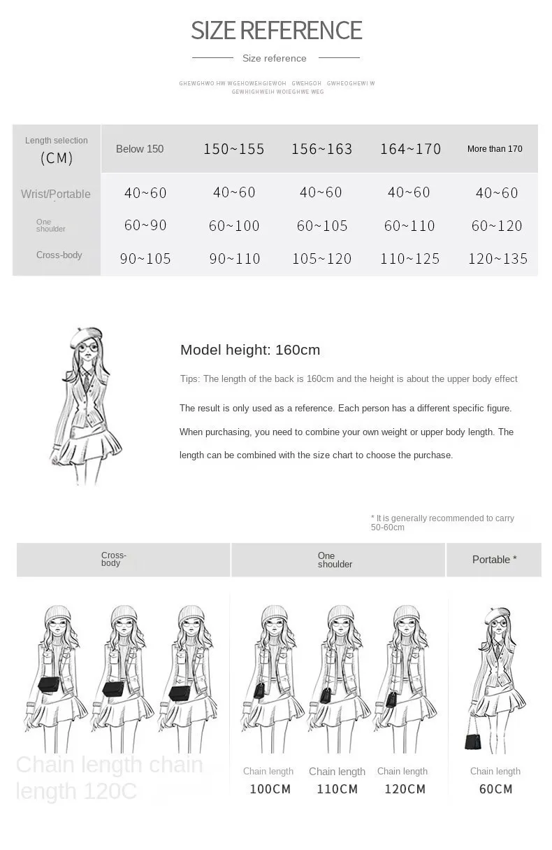 Golden Bag Chain women bag bag chain accessories Metal Extension Chains Crossbody Belt Replacement Bags Strap For Women's Bag
