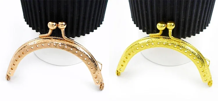 5/10Pcs Deepeel 85mm Metal Bag Handle Coin Purse Frame Kiss Clasp Handbag Wallet Handles DIY Sewing Brackets Accessories