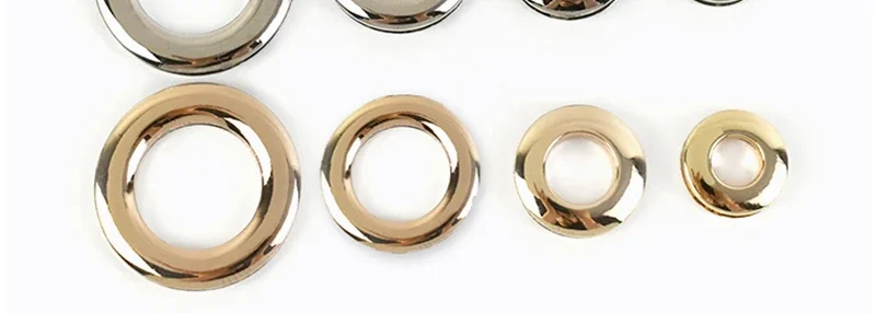 5/10Pcs 10-25mm Metal Eyelet Screw Buckle O Ring Grommet Clasp Bag Eyelets Dog Chain Hook DIY Leather Craft Accessories