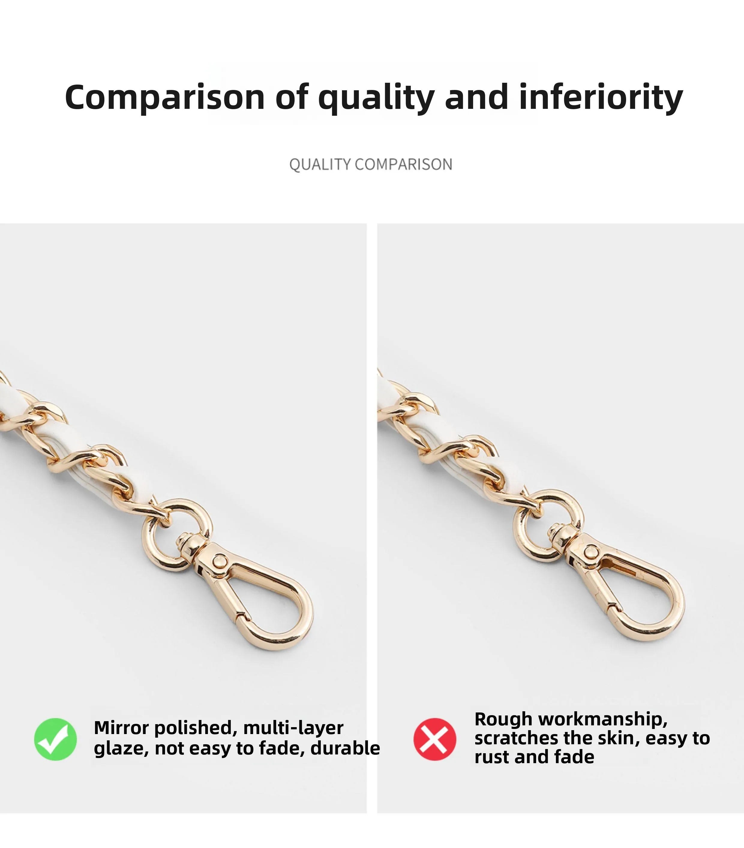 Replacement Shoulder Strap Buckle For Crossbody Bag Fashion Durable Not Easy To Scratch And Fade Bag Accessories