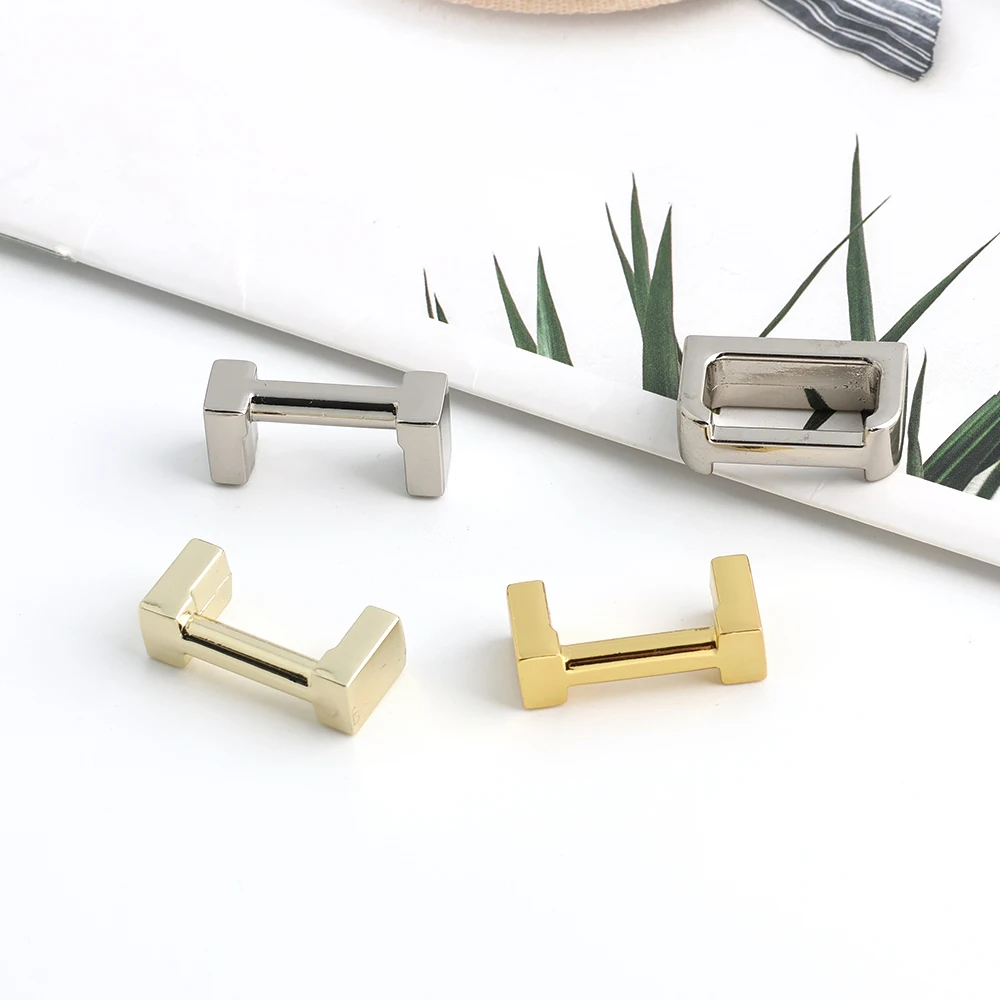 10/30/50PCS Metal Arch Bridge Bag Buckle With Washer For Handbag Strap D Ring Hook Side Clip Handle Connect Screw Accessories