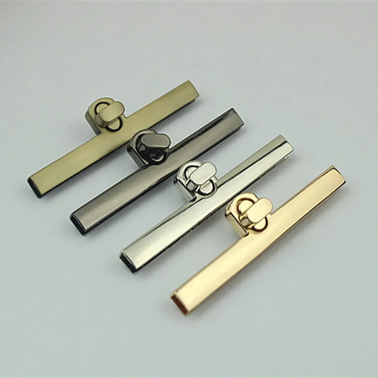Long 9.8CM Alloy Fashion Clasp Turn Locks Twist Lock for Ladys' Handbag Craft Bag Replacement Purse DIY Handmade Bag Hardware