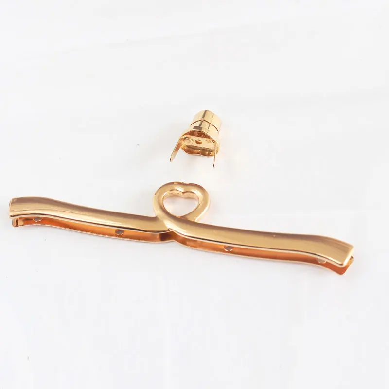 Long 9.8CM Alloy Fashion Clasp Turn Locks Twist Lock for Ladys' Handbag Craft Bag Replacement Purse DIY Handmade Bag Hardware