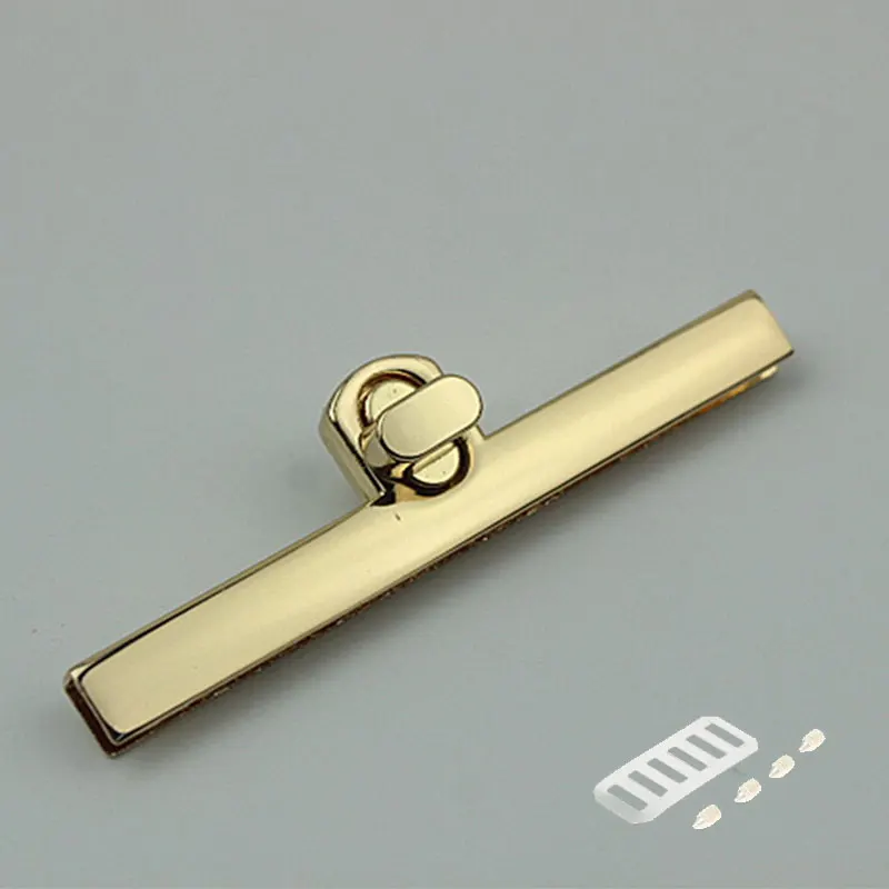 Long 9.8CM Alloy Fashion Clasp Turn Locks Twist Lock for Ladys' Handbag Craft Bag Replacement Purse DIY Handmade Bag Hardware