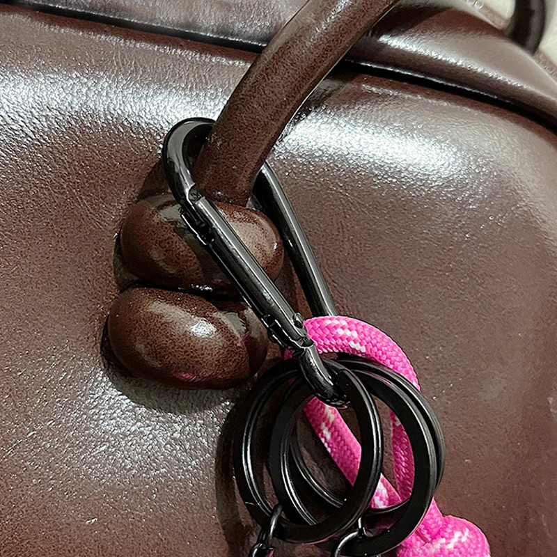 New DlY Silicone Barbell Keychain Gym Gifts for Gym Love Weight Piece Detachable Barbell Key Chain Charm Bag Pendant