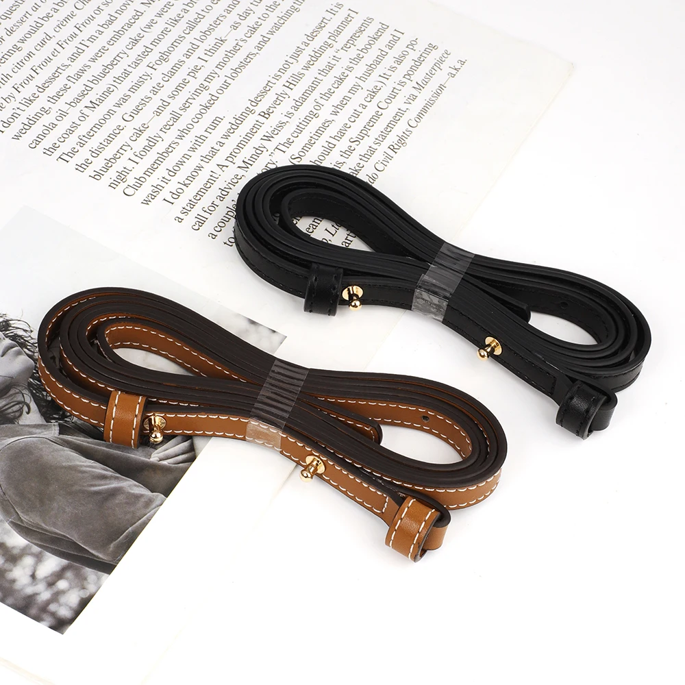 Adjustable Fashion Knitted Bag Strap Cow Leather Shoulder Bag Shoulder Straps Simple Crossbody Bag Shoulder Strap Bag Accessory