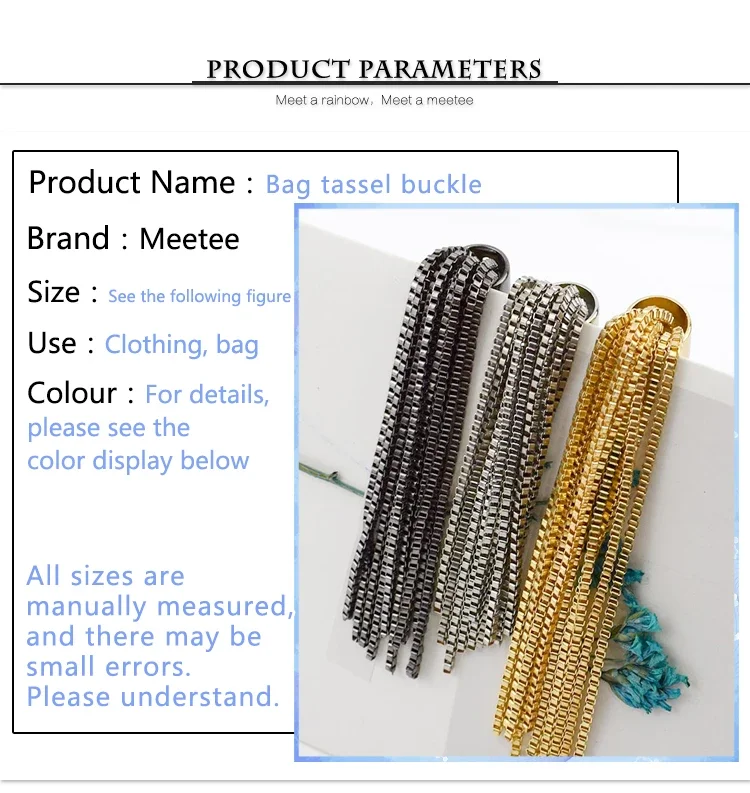 2/4/10Pcs 95mm Metal Tassel Decoration Buckles Bags Pendant Keychain for Purses Handbags DIY Handmade Craft Tassels Accessories
