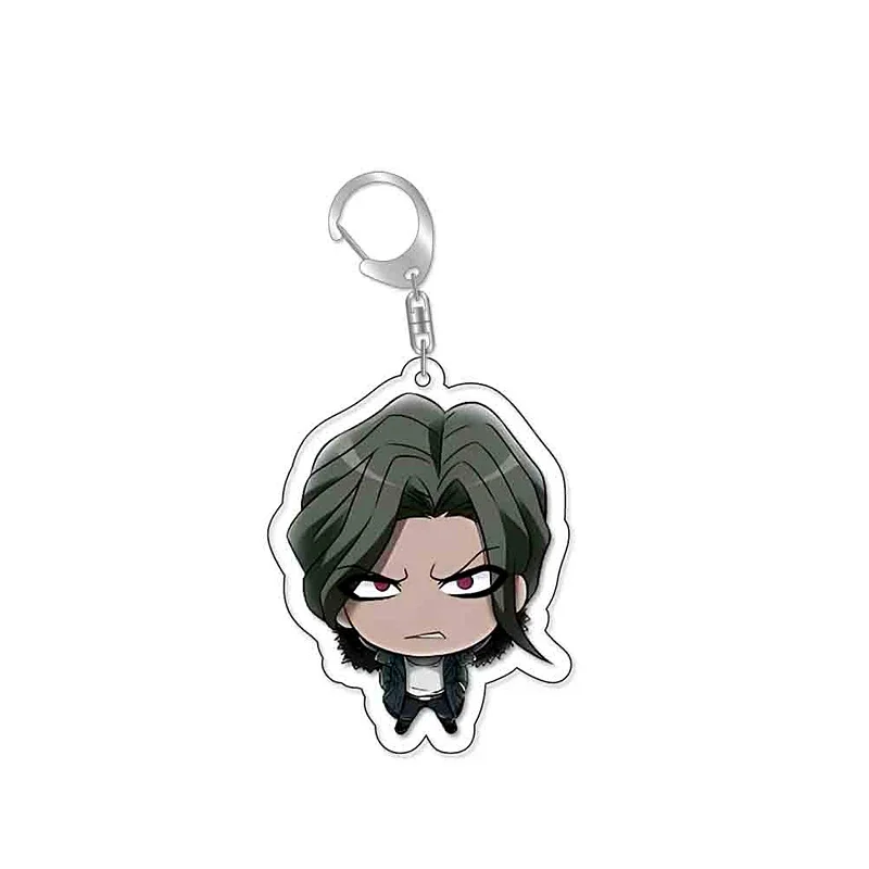 Monokuma Danganronpa Naegi Makoto Anime Keychain Cartoon Model Acrylic Keyring Bag Accessory Cute Gift