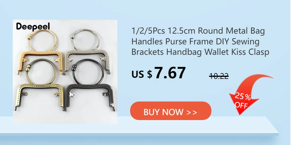 1/2/5/10Pcs 8.5cm Embossed Metal Bags Handle Purse Frame Kiss Clasp for Coin Wallet DIY Handmade Sewing Brackets Bag Accessories