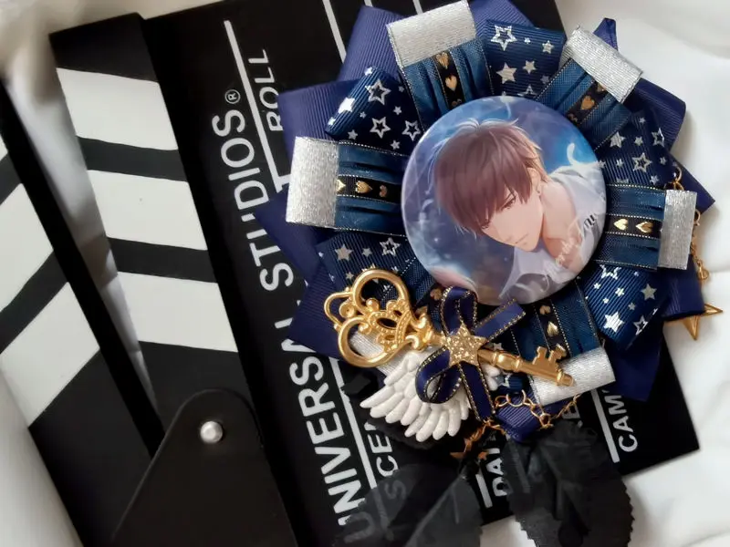 Italife Luxury Anime Badge Holder Decoration Starry Sky Series for 55-58 Badge Pin Anime Women Ita Bag Accessories Display H305