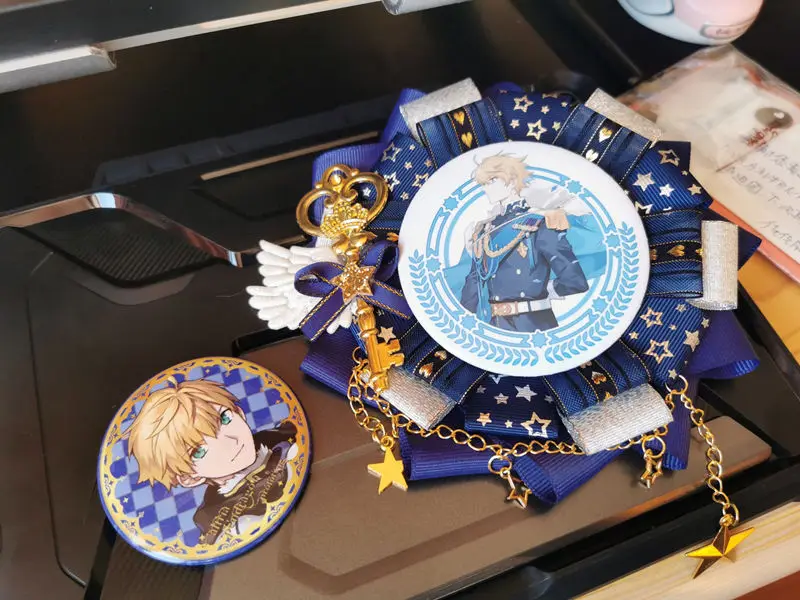 Italife Luxury Anime Badge Holder Decoration Starry Sky Series for 55-58 Badge Pin Anime Women Ita Bag Accessories Display H305