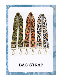 Deepeel Women 3.8cm Wide Colorful Bag Strap Band Leopard Shoulder Crossbody Straps Female Nylon Adjustable Bags Belt Accessory