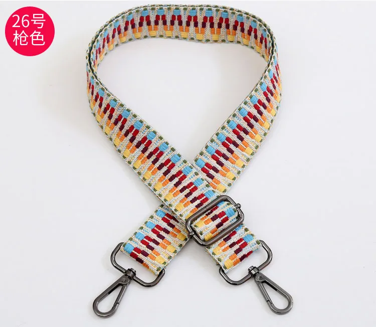 36 Color Options Rainbow Bag Strap for Women Shoulder Handbag Messenger Belt for a Bag Accessories Handle Cross Body Womens Bags