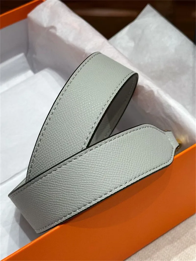 XMESSUN New Cowhide Strap for Women's Bag Fashion Brand Design Luxury Epsom Genuine Leather Wide Shoulder Straps Gold A432