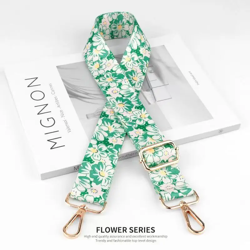 Nylon/Cotton Bag Strap Women Colored Straps for Crossbody Messenger Shoulder Bag Accessories Adjustable Belts Handbag Straps