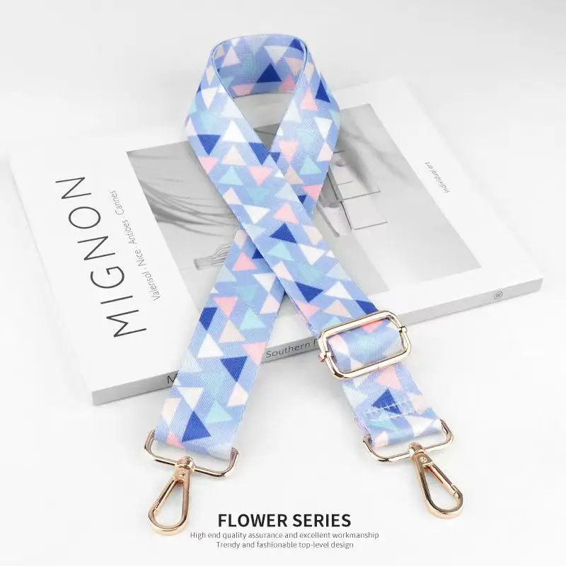 Nylon/Cotton Bag Strap Women Colored Straps for Crossbody Messenger Shoulder Bag Accessories Adjustable Belts Handbag Straps