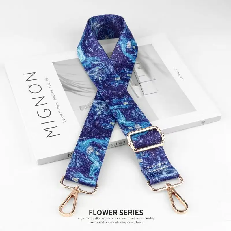 Nylon/Cotton Bag Strap Women Colored Straps for Crossbody Messenger Shoulder Bag Accessories Adjustable Belts Handbag Straps