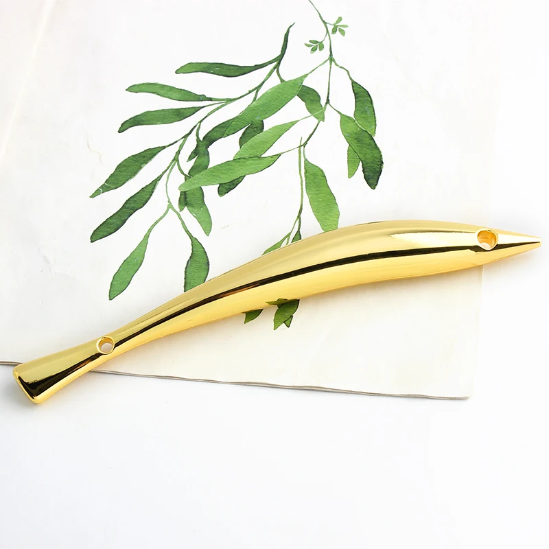 2/4/10PCS K Gold 21/27CM Metal Fish HandlesFor Women Making Handbag Handles Purse Frame Shoulder DIY Handmade Bags Accessories