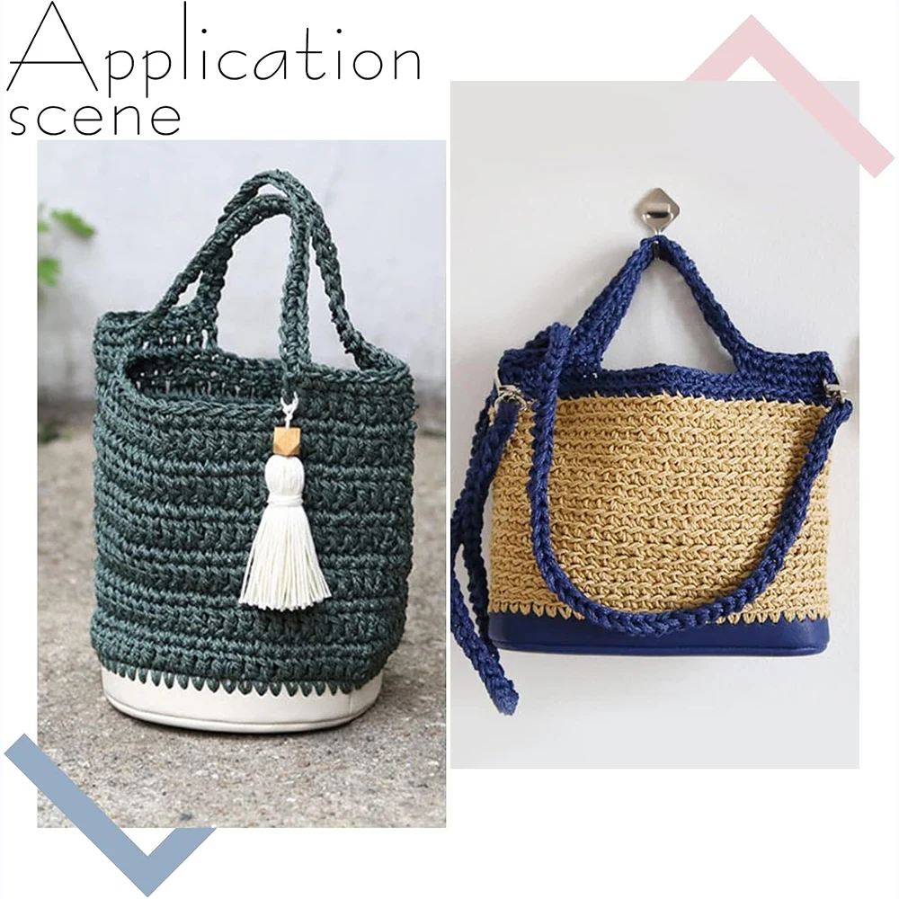 32x12cm Leather Bag Bottom Knitting Crochet Bag Cushion Base Shaper Pad for DIY Weaving Tote Bags Handbag Purse Accessories