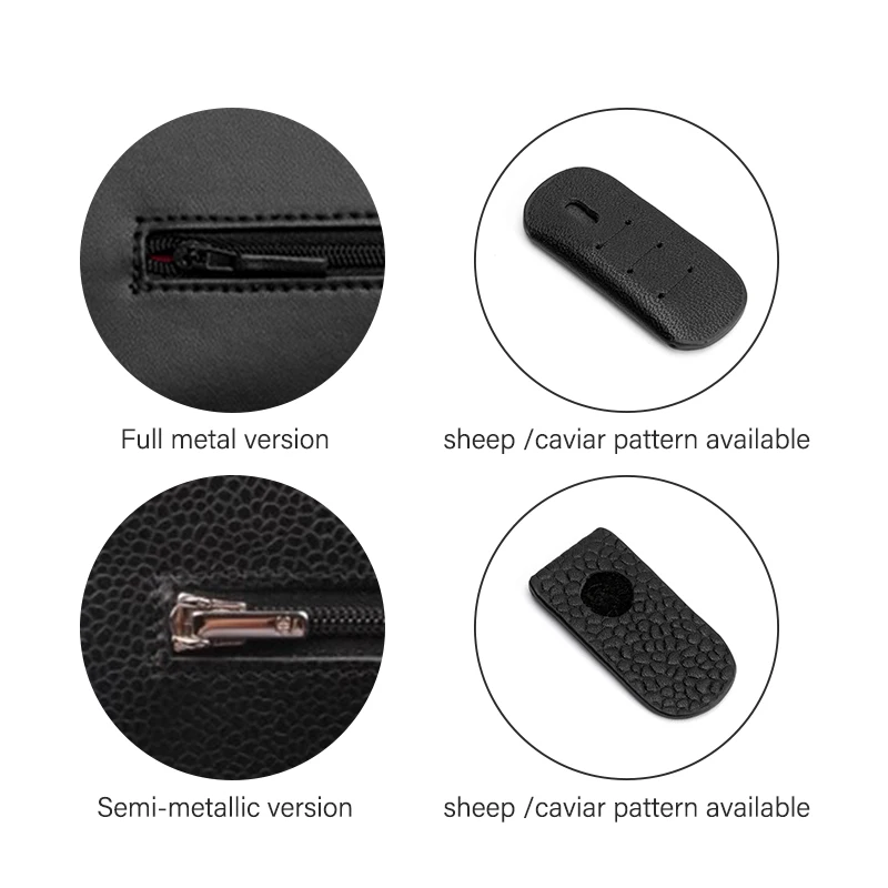 CRAZYSMITH Anti-indentation Zipper Cover For Chanel 19woc Bag Anti-scratch Leather Protective Cover Anti-wear Case Accessories