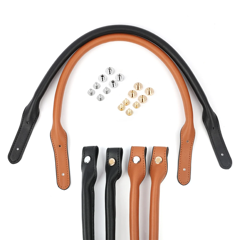 2pcs 45cm Hand Strap Luggage Bags Accessories Synthetic Leather Handle DIY Women's Lady Handbag Shoulder Accessories